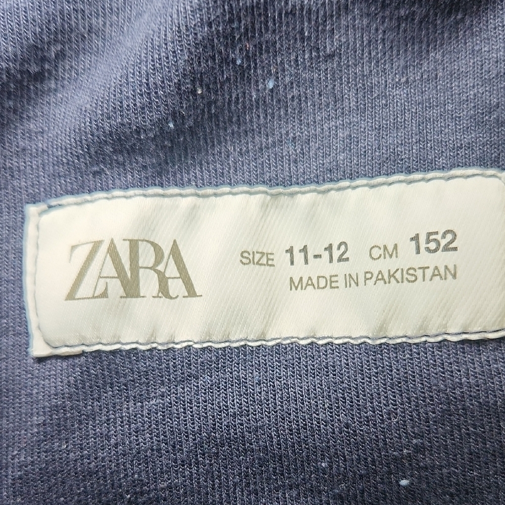 Zara Navy Blue Kids Sweatpants - Picture 2 of 4